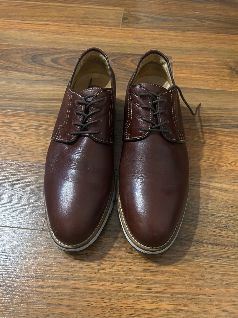 Johnston & Murphy Men's Brown Leather Derby Shoes
